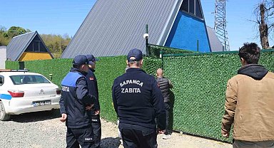Sapanca'daki Bungalovlar Güvenlik Kontrolünden Geçiyor