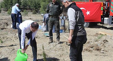Tosya'da Emekli Öğretmenlerden Anlamlı Hediye: Hatıra Ormanı Oluşturuldu