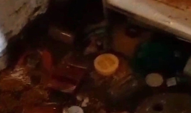 Trabzon&#039;da Kış Uykusundan Uyanan Ayılar Köy Evlerine Dadandı