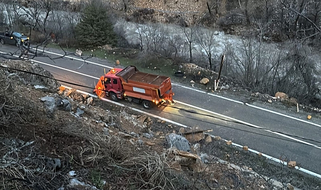 Tunceli-Erzincan Karayolunda Kaya Düşmesi: Yol Trafiğe Açıldı