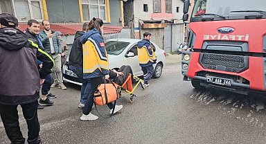 Zonguldak'ta Gecekonduda Yangın: Yaşlı Adamı Otopark Görevlisi Kurtardı