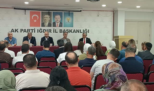 AK Parti Iğdır Merkez İlçe Başkanlığı Danışma Meclisi Toplantısı Gerçekleştirildi