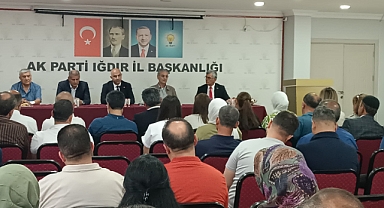 AK Parti Iğdır Merkez İlçe Başkanlığı Danışma Meclisi Toplantısı Gerçekleştirildi