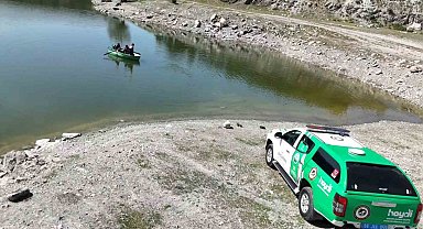 Aksaray Jandarması Kaçak Avcılara Göz Açtırmıyor: Barajda 1 Kilometre Kaçak Ağ Ele Geçirildi