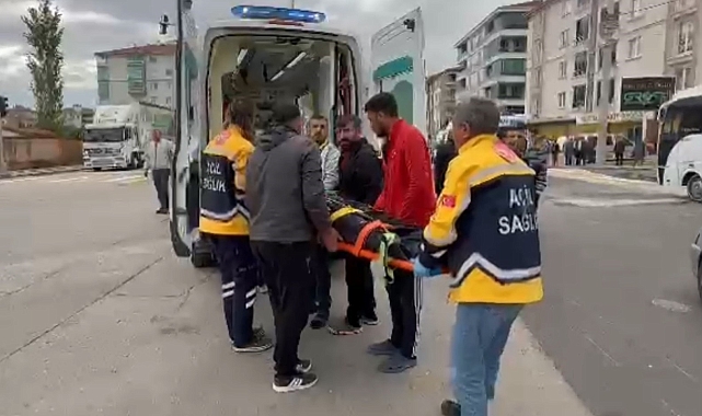 Aksaray'da Kamyonete Tutunarak İlerlemek İsteyen Motosiklet Sürücüsü Yaralandı