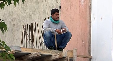 Batman'da inşaat işçileri 1 Mayıs kutlamalarını çalışarak izledi