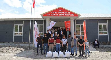 Bingöl Yedisu'da Çiftçilere Yüzde 75 Hibeli Fasulye Tohumu Dağıtıldı