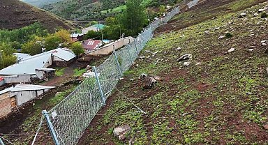 Bingöl'de kaya tehlikesine karşı önlem