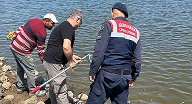 Diyarbakır'da göletteki balık ölümlerine inceleme