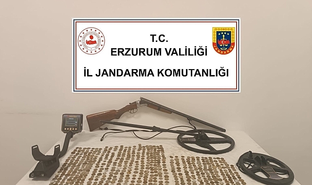 Erzurum'da Tarihi Eser Kaçakçılarına Darbe: 615 Sikke Ele Geçirildi