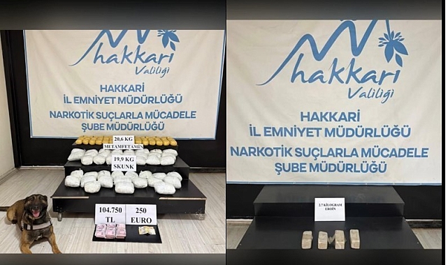Hakkari'de 51 kilo uyuşturucu ele geçirildi: 6 kişi tutuklandı