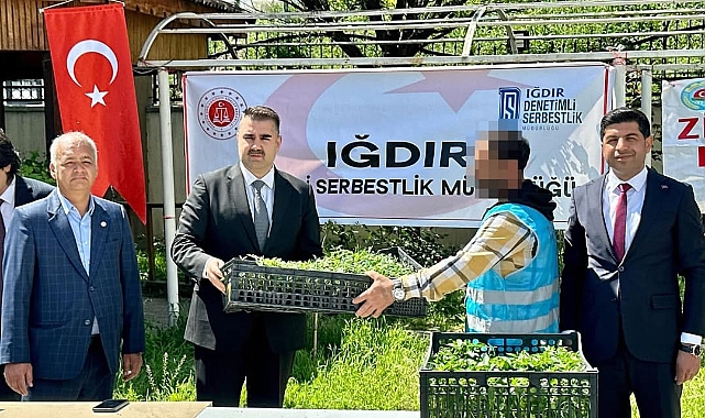 Iğdır'da "Yeşeren Umutlar Bahçesi" Projesiyle Yükümlüler Topluma Kazandırılıyor