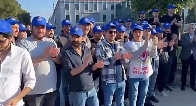 İşçiler maaş ve yan haklarda anlaşamayınca o fabrikada üretim durdu