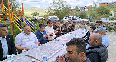 Karahallı köyünde yağmur duası yapıldı