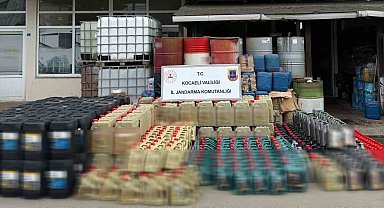Kocaeli'de 12 Milyon TL Değerinde Sahte Madeni Yağ Ele Geçirildi