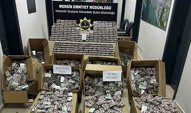 Mersin Polisi Dron Destekli Operasyonla Büyük Uyuşturucu Sevkiyatını Engelledi: 387 BİN HAP ELE GEÇİRİLDİ!