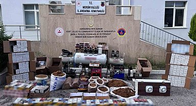Mersin'de Kaçak Sigara Üretim Merkezi Ortaya Çıkarıldı