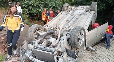 Susurluk'ta trafik kazası: 1 yaralı