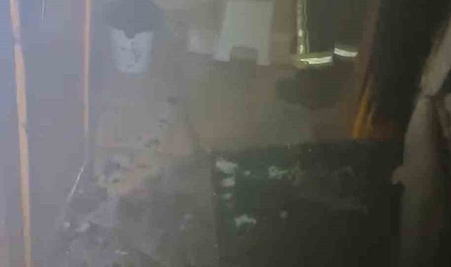 Tarsus&#039;ta Çamaşır Makinesi Yangını Evde Hasara Neden Oldu