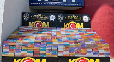 Adana'da 4 Milyon TL Değerinde Kaçak Sigara Ele Geçirildi: 2 Tutuklama