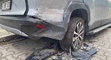 Ataşehir'de Park Halindeki Araçlara Çarparak Kaçan Sürücü Şaşkınlık Yarattı