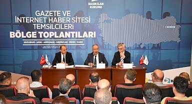 BİK Genel Müdürü Erkılıç, Erzurum Bölge Toplantısında Altı İlin Süreli Yayın Temsilcileriyle Bir Araya Geldi