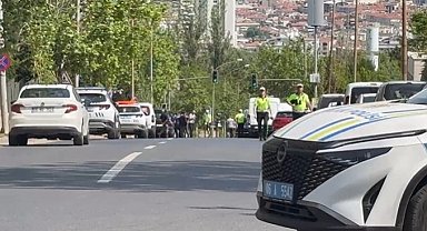 Çankaya Köşkü yakınında hareketli anlar