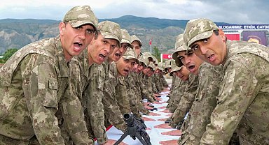 Erzincan'da bedelli askerler yemin etti
