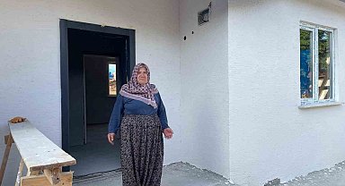 Evi Yanan Yaşlı Kadının Yuvası İHA Haberinin Ardından Yeniden Yapıldı
