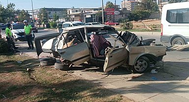 Feci kazada Tofaş sürücüsü kurtarılamadı