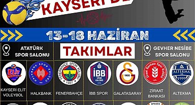 Genç Erkekler Türkiye Voleybol Şampiyonası Finalleri Kayseri'de Başlıyor!