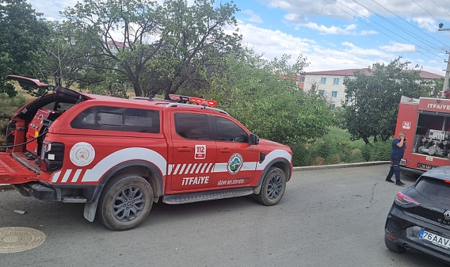 Iğdır'da Kayısı Bahçesi Yangını Kontrol Altına Alındı