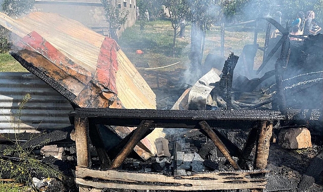 Iğdır'da Kümes Yangını Evlere Sıçramadan Kontrol Altına Alındı