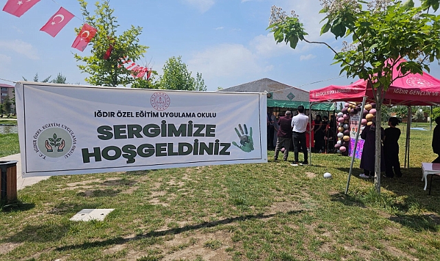 Iğdır Özel Eğitim Uygulama Okulu Yıl Sonu Sergisi Göz Kamaştırdı