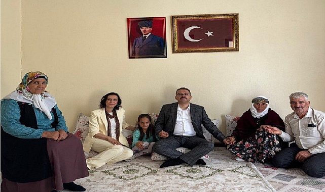 Iğdırlı Şehit Piyade Sözleşmeli Er Vedat Zorba'nın Ailesine Ziyaret