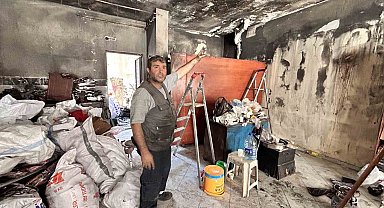İskenderun'da Motosiklet Tamir Atölyesinde Yangın: 35 Yıllık Emek Kül Oldu