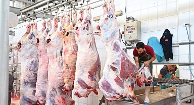 Isparta Belediyesi Mezbahasında Kurban Bayramı Yoğunluğu