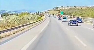 İstanbul-İzmir Otobanı'nda Trafik Terörü: Tehlikeli Makas Atan Sürücü Kamerada