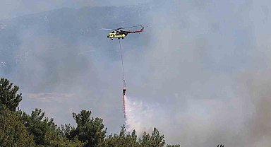 İzmir Bornova'da Büyük Yangın: 8 Uçak ve 17 Helikopterle Havadan Müdahale Sürüyor