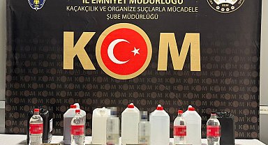 Kütahya'da Sahte Alkol Üretimine Operasyon: 35 Litreden Fazla Madde Ele Geçirildi