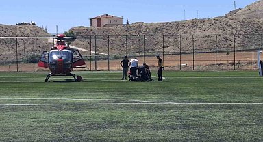 Malatya'da Kalp Krizi Geçiren Hasta Hava Ambulansıyla Sevk Edildi