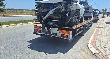 Manavgat'ta Trafik Kazası: 4 Yaralı