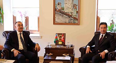 Muğla ve Azerbaycan Arasında Kardeşlik Köprüsü Kuruluyor: Büyükelçi Memmedov, Başkan Aras'ı Ziyaret Etti