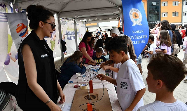 Samsun Büyükşehir Belediyesi&#039;nden Vezirköprü&#039;de Çocuklara Unutulmaz Bir Şenlik!
