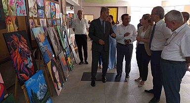 Süleyman Demirel Anadolu Lisesi'nden Yıl Sonu Resim Sergisi!