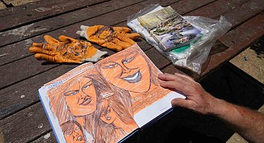 Temizlik Görevlisi Selami Gündoğdu'dan Sıra Dışı Sanat