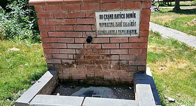 Tunceli'de Demiroluk Çeşmesi Bakteri Tespit Edilmesi Nedeniyle Kapatıldı