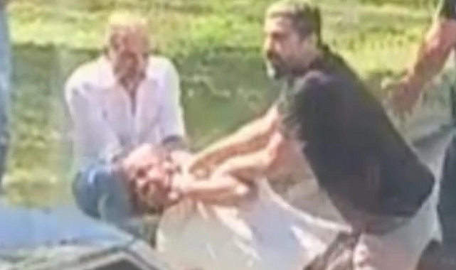 Uşak&#039;ta Sokak Ortasında Kemerli Darpta 2 Tutuklama