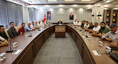 Vali Turan, Iğdır Sanayi Sitesi Esnafıyla Bir Araya Geldi
