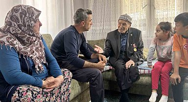 103 Yaşındaki Kore Gazisi Derviş Karakuş, Torununun Torununu Gördü